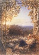 Samuel Palmer The Sleeping Shepherd France oil painting artist